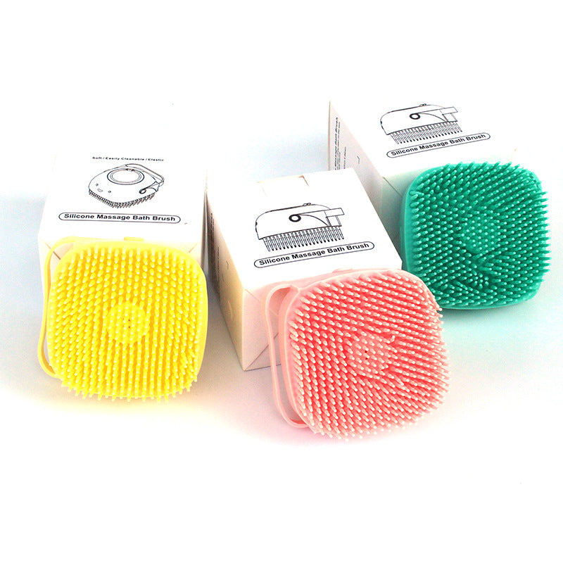 LAJVERO silicone bath brush colors and bristles