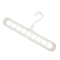 White LAJVERO 9-hole space-saving hanger