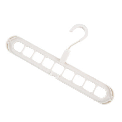 White LAJVERO 9-hole space-saving hanger
