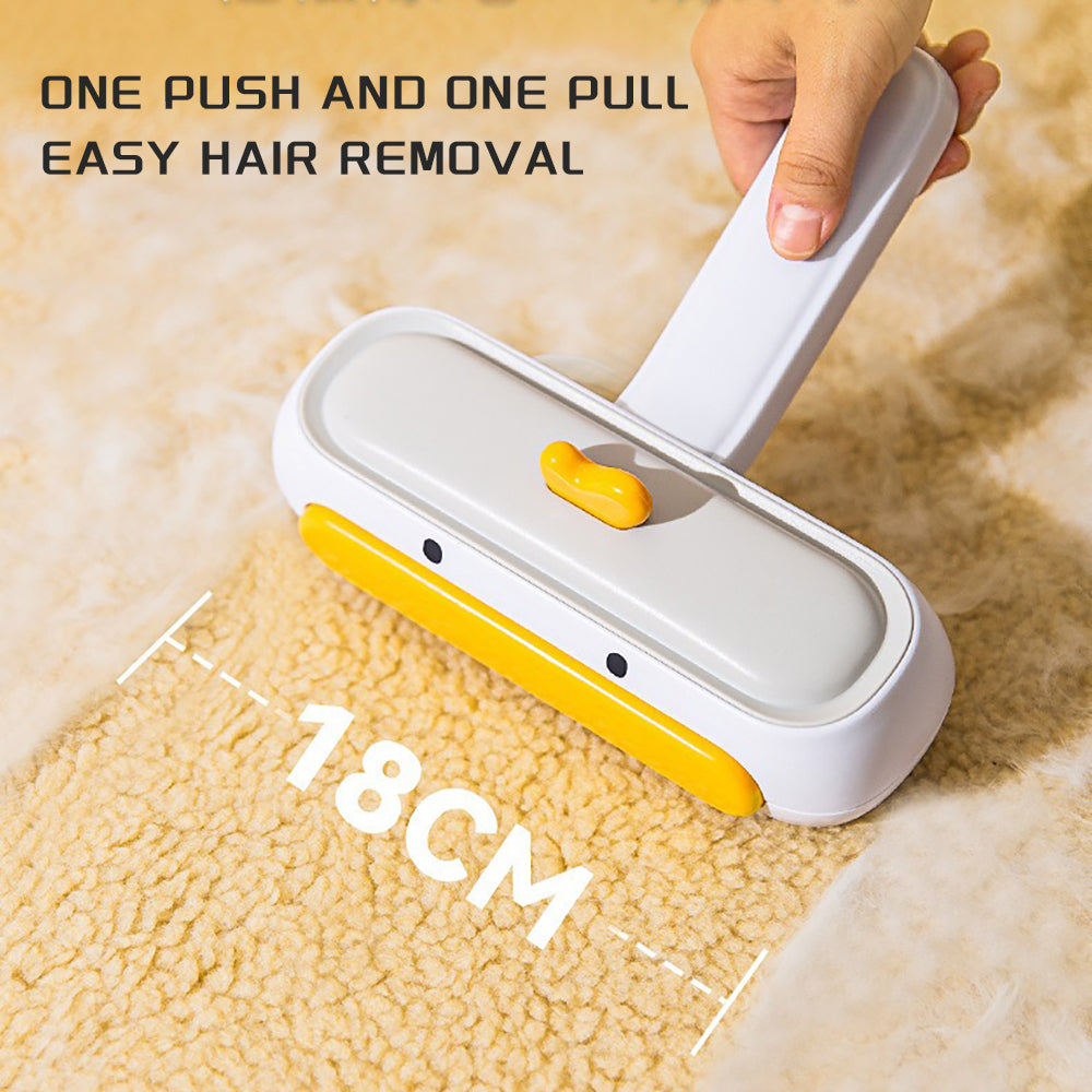 Reusable pet hair remover roller