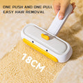 Reusable pet hair remover roller