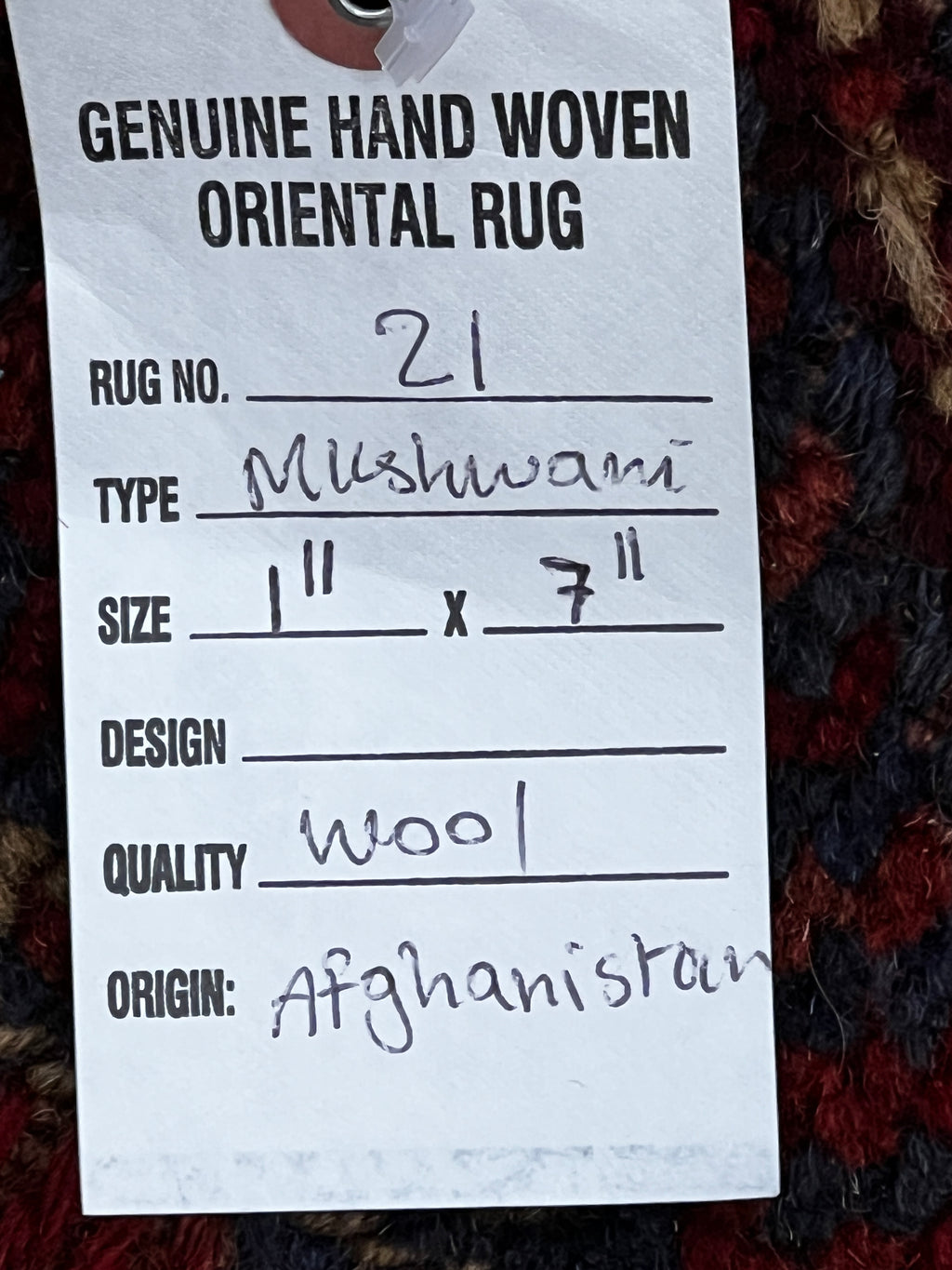 Mushwani runner H. 21 photo 5