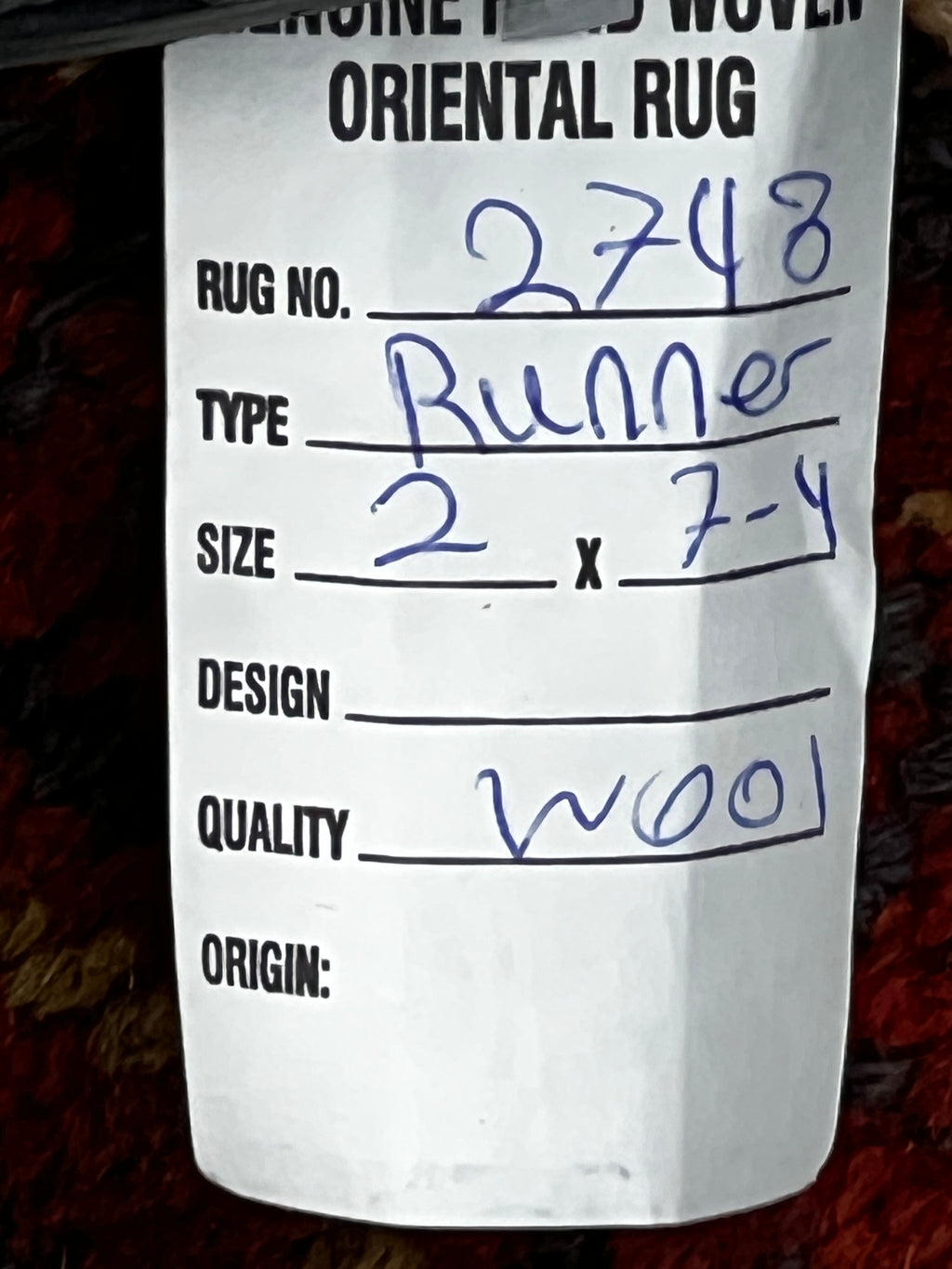 Mushwani runner H. 2748 photo 5