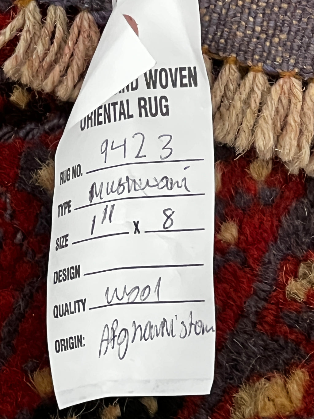 Mushwani runner H. 9423 photo 5